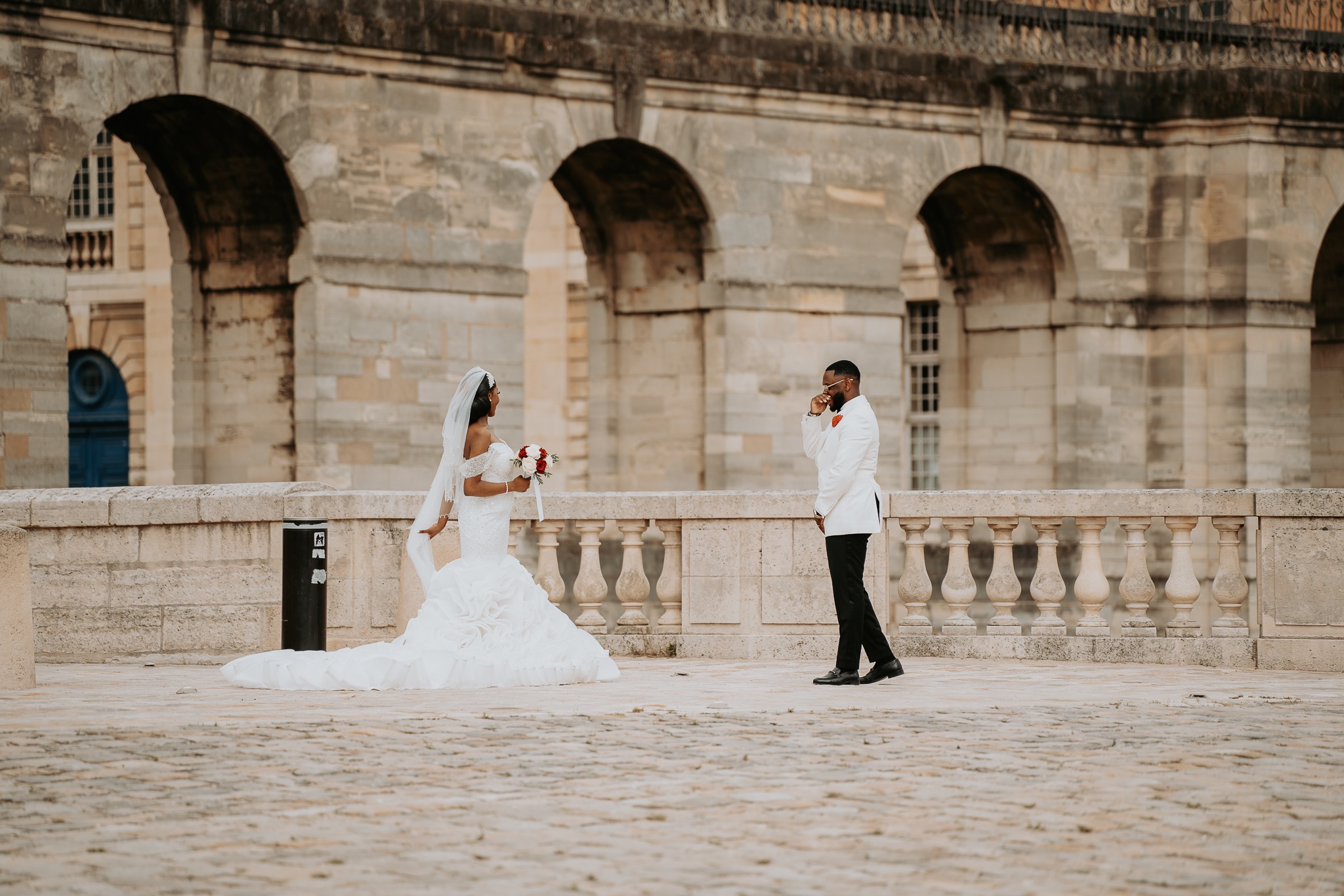 First look des mariés